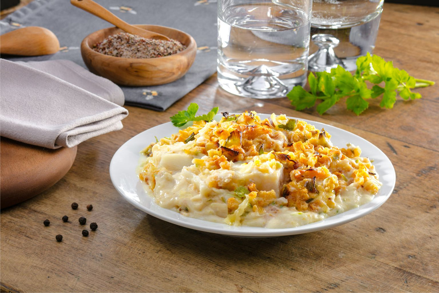 Smoked Haddock Gratin