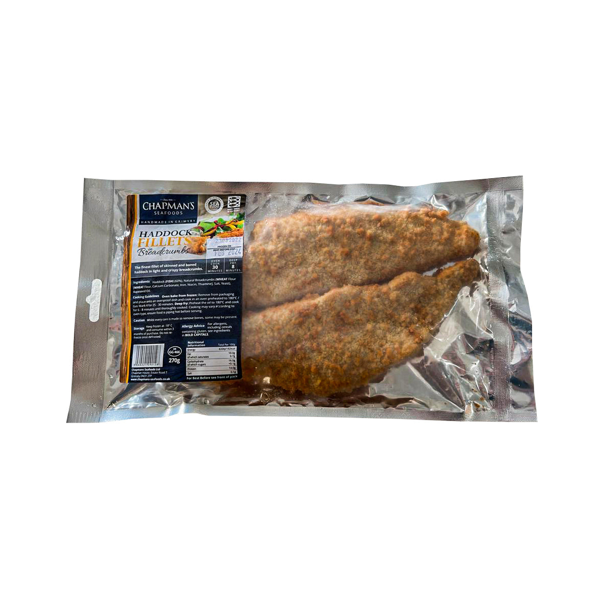 Haddock Fillets in Breadcrumbs