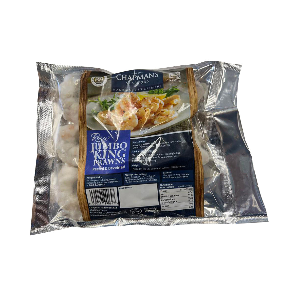 Raw Jumbo King Prawns
